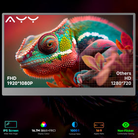 AYY smart cover folded as a stand demonstrating stable multi-angle viewing benefit