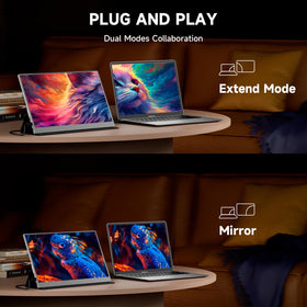 AYY close-up of screen texture and IPS panel showing clear colors and eye comfort benefit