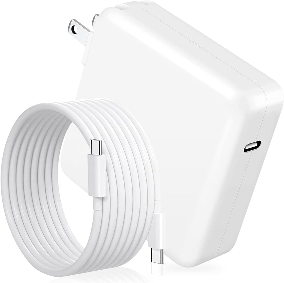 Azacvb 118W USB-C MacBook Charger powering a laptop quickly and efficiently