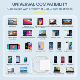 Azacvb long 7.2ft USB-C cable enables flexible setup