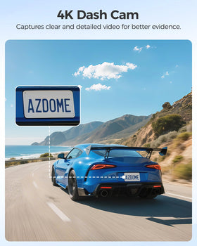 AZDOME GS63H dash cam display panel for quick on-device checks