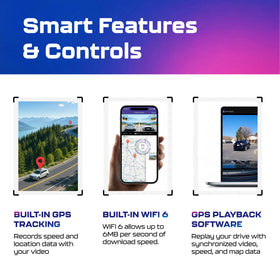 AZDOME GS63H Pro 64GB storage included for immediate use