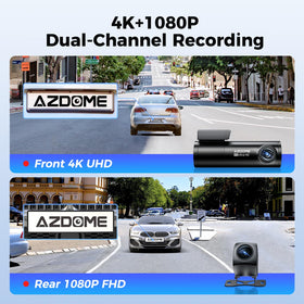 AZDOME M300S rear camera in 1080p for rear coverage