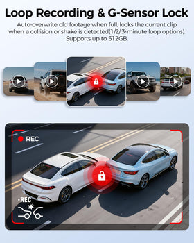 AZDOME M550 Pro ADAS lane alert helps with safer lane changes