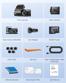 AZDOME M550 Pro app facilitates quick footage download