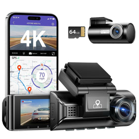 AZDOME M550 Pro front camera shows 4K footage for clear road views