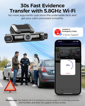 AZDOME M660 360-degree coverage removes blind spots during drives.