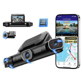 AZDOME M660 front 2K footage for crisp daytime driving and reliable evidence.