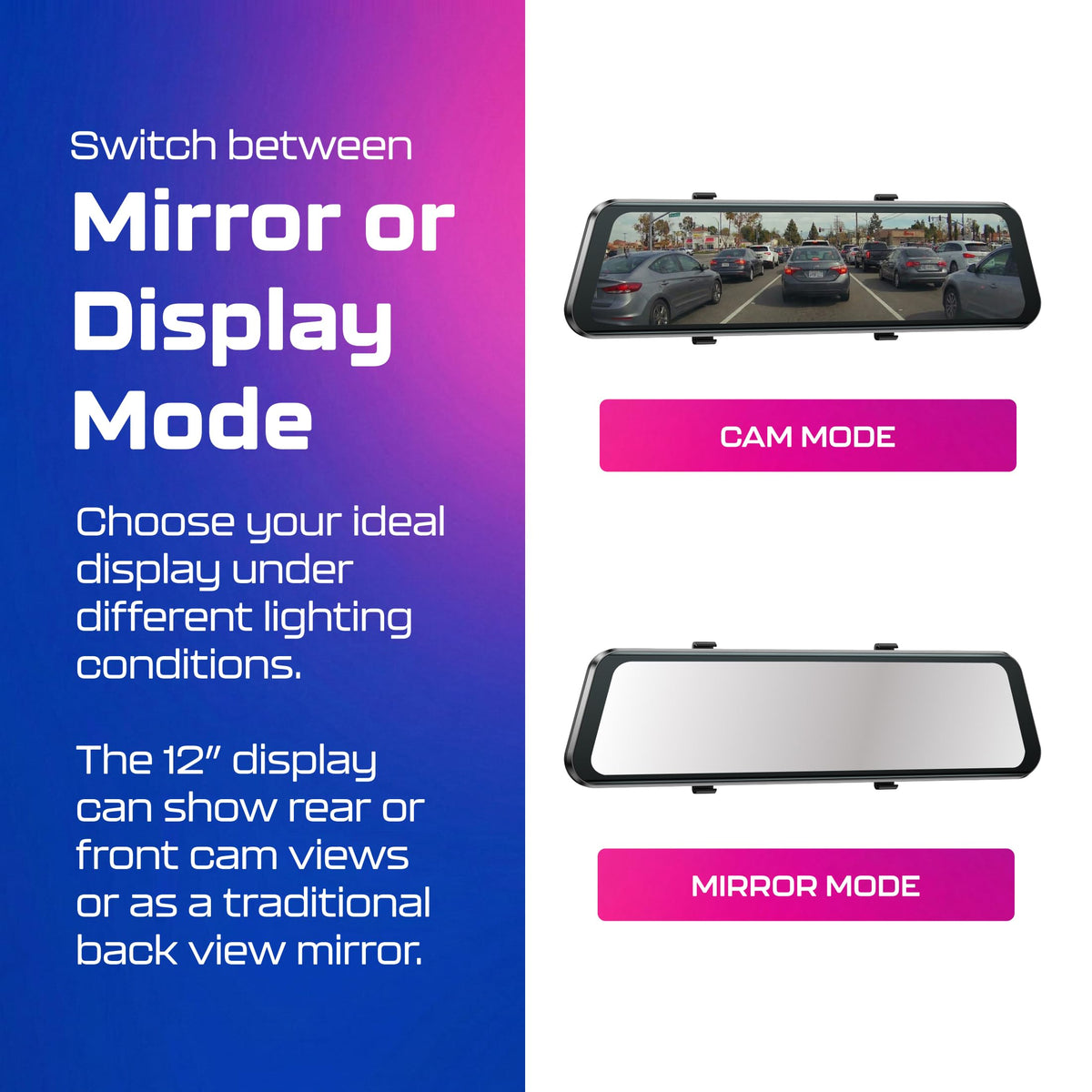 AZDOME PG17 built-in GPS and WiFi simplify location tagging and footage sharing.