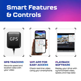 AZDOME PG17 voice command enables hands-free control of features.