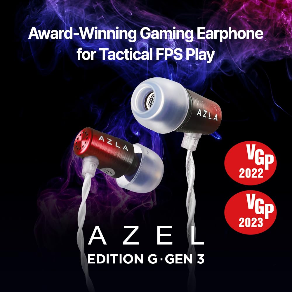 AZLA AZEL GEN 3 earbuds with PS5 setup for seamless wired gaming