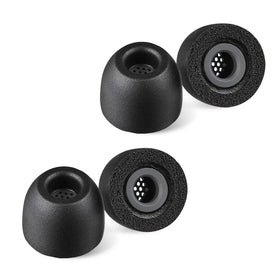 AZLA Foamax Standard ear tip closeup showing memory foam softness for better isolation.