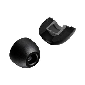 AZLA Foamax Standard ear tip in-ear fit demonstrates comfort and secure wear.