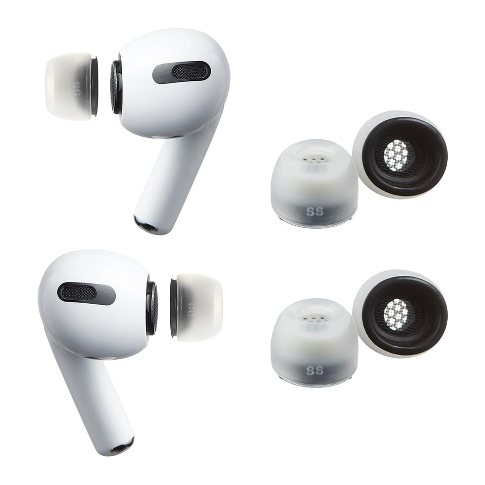 AZLA MAX AirPods Pro ear-tip close-up highlighting comfortable silicone fit.
