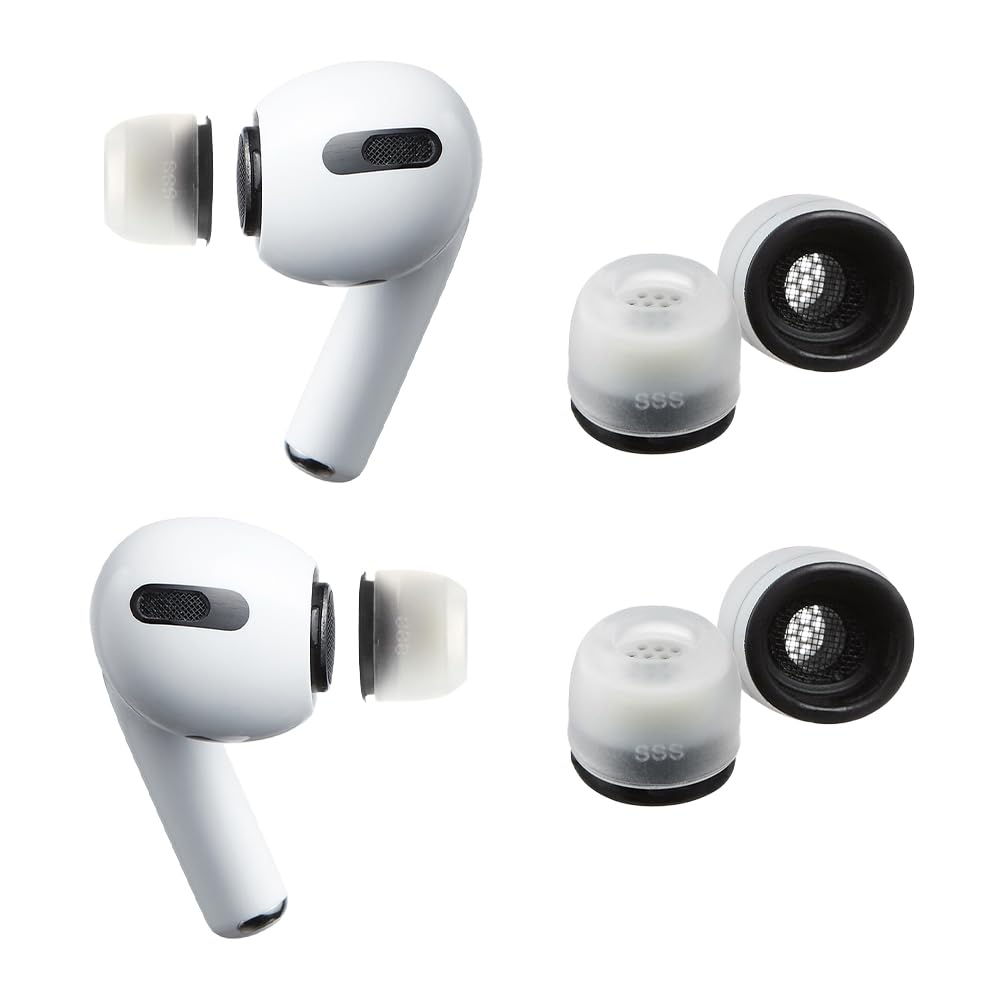 AZLA MAX AirPods Pro ear tips packaging shows premium silicone for a comfortable fit.