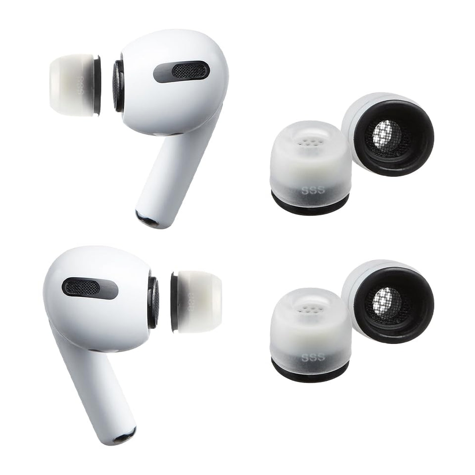 AZLA MAX AirPods Pro ear tips packaging shows premium silicone for a comfortable fit.