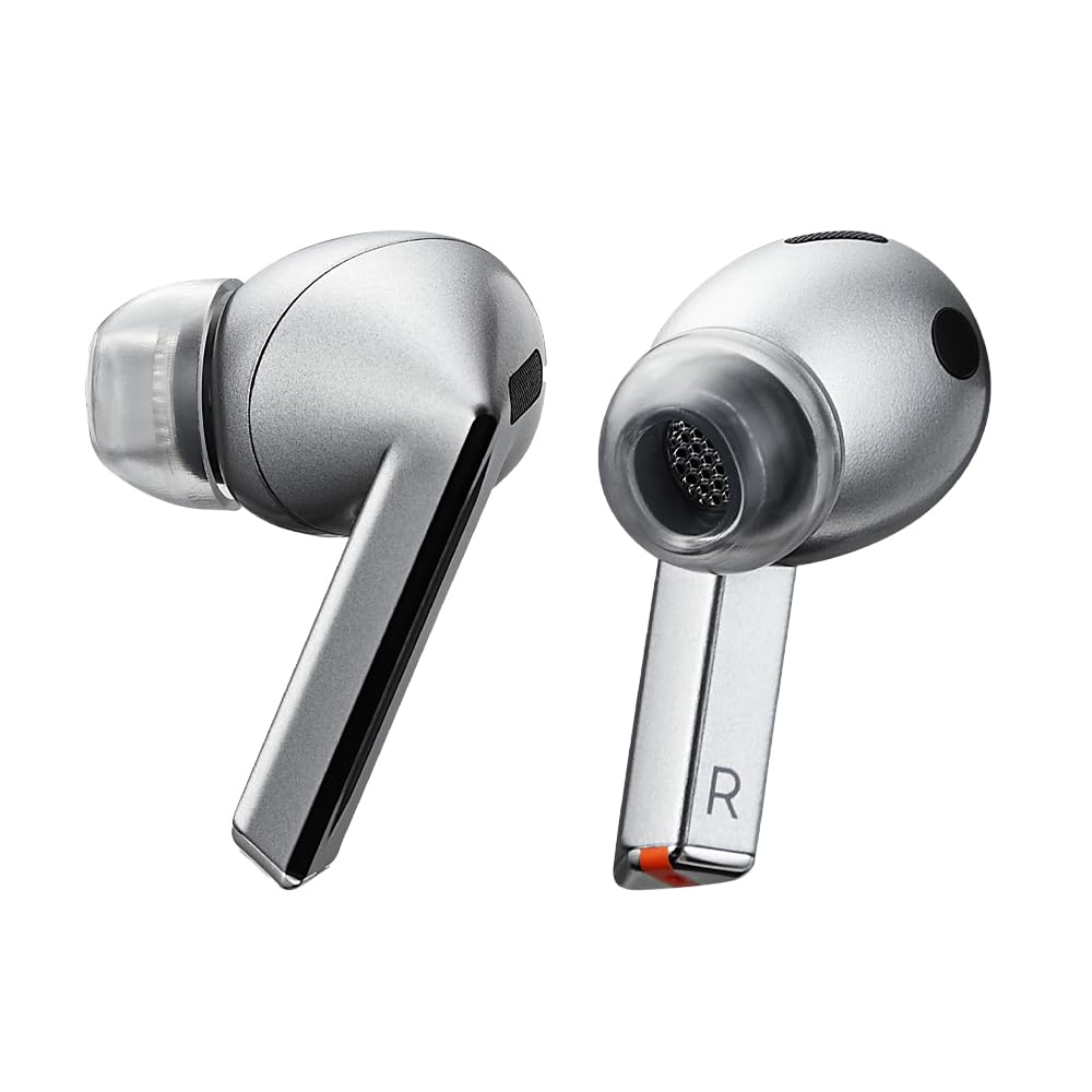 AZLA SednaEarfit Crystal close-up showing secure silicone tips for Galaxy Buds 3 Pro