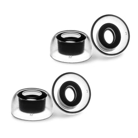 Replacement set for left and right ears with AZLA SednaEarfit Crystal tips.