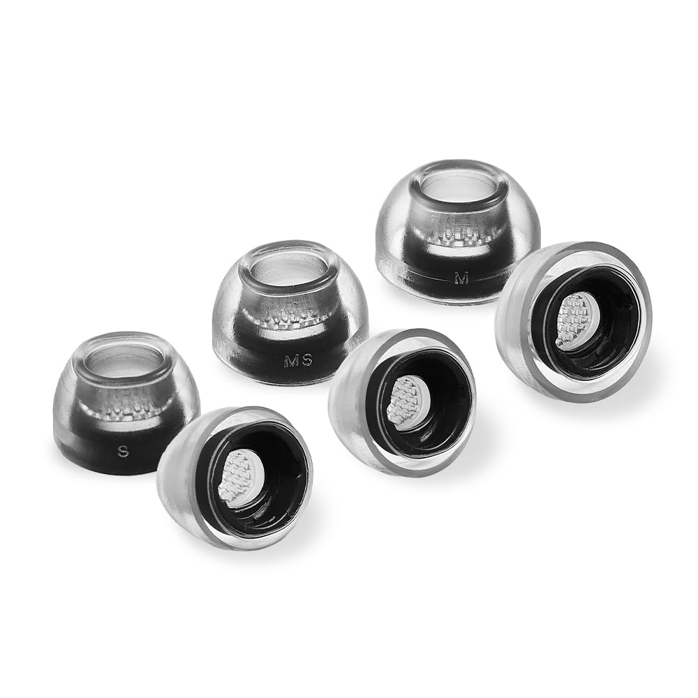 AZLA tips attached to Galaxy Buds case to show compatibility and convenience