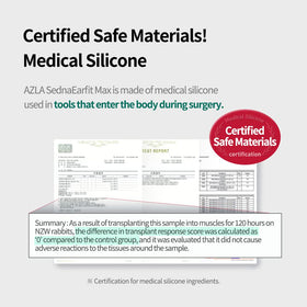 AZLA SednaEarfit MAX ASMR tapered-fit detail for gentle insertion.
