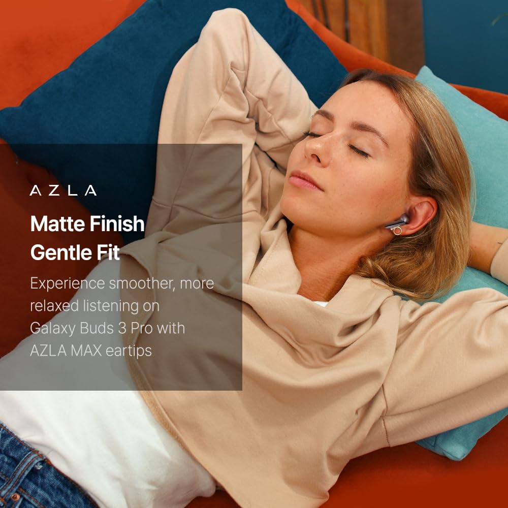 AZLA SednaEarfit Max hypoallergenic silicone is skin-friendly for all-day wear.