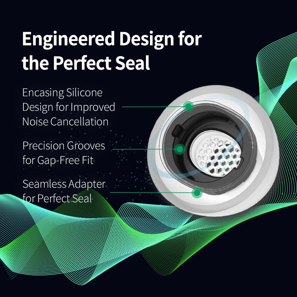 AZLA SednaEarfit MAX LSR material close-up emphasizes skin-friendly design.