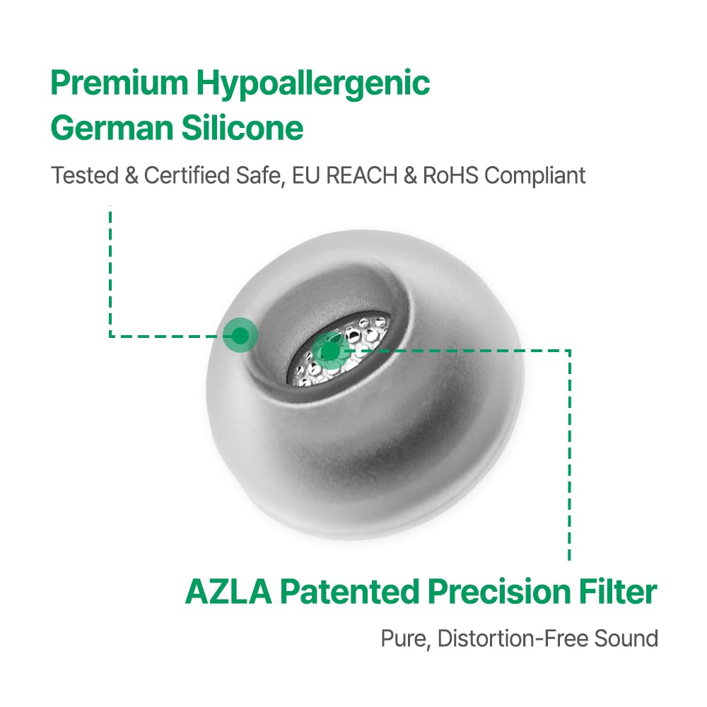 AZLA SednaEarfit Max seals snugly to boost noise cancellation for Buds 3 Pro.