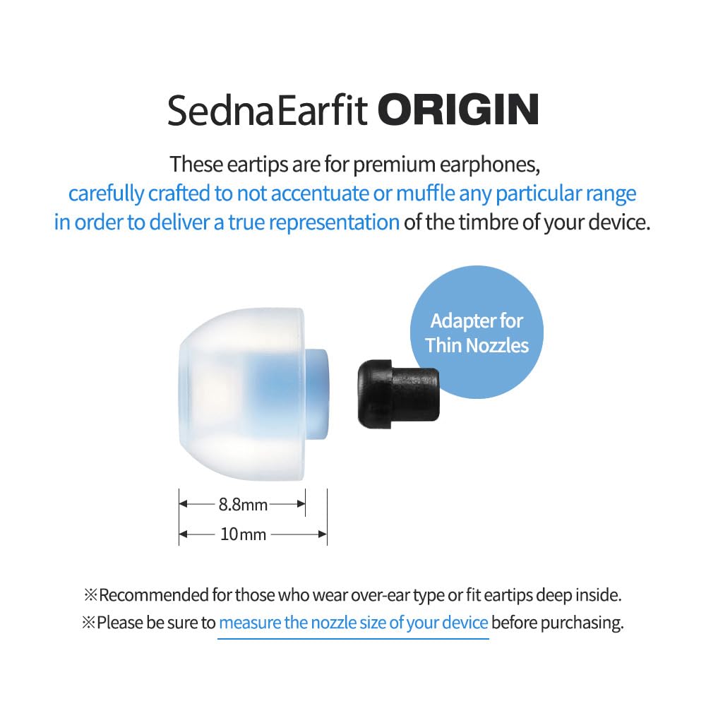 AZLA SednaEarfit Origin enhanced-noise-cancelation design boosts immersion on the go.