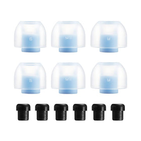 AZLA SednaEarfit Origin universal-fit adapter demonstrates easy nozzle compatibility across many devices.