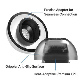 AZLA XELASTEC 2 12-hole micro filter preserves detail without muffling