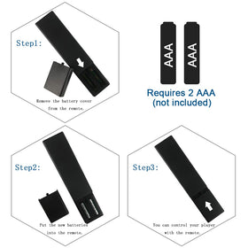 AZMKIMI product label showing model RMT-TX100U for compatibility confirmation benefit