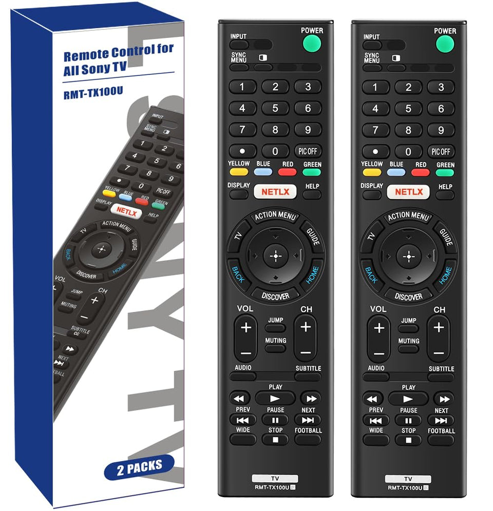 AZMKIMI front view of both remotes showing full buttons and quick control benefits