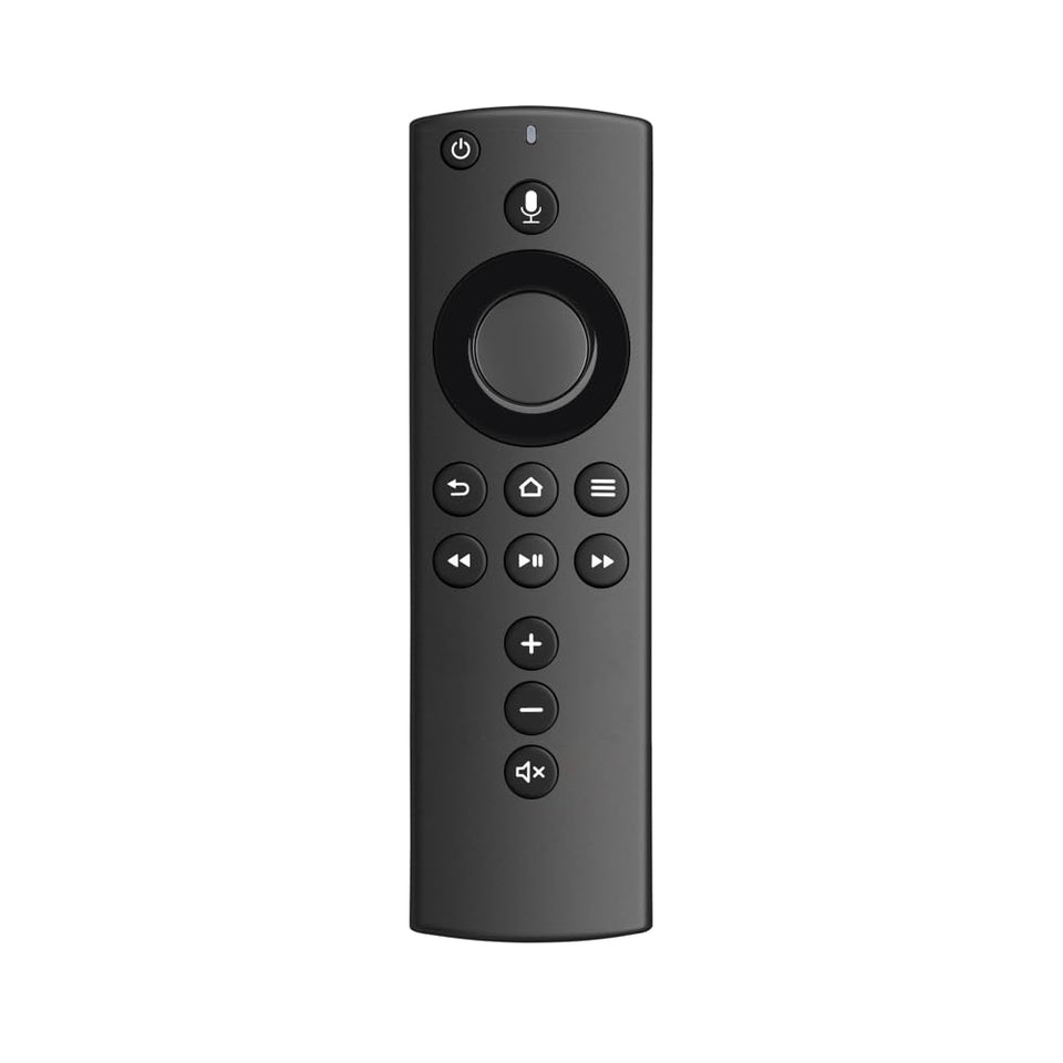 AZMKIMI TV remote LY73PR front view, comfortable grip for easy TV control.
