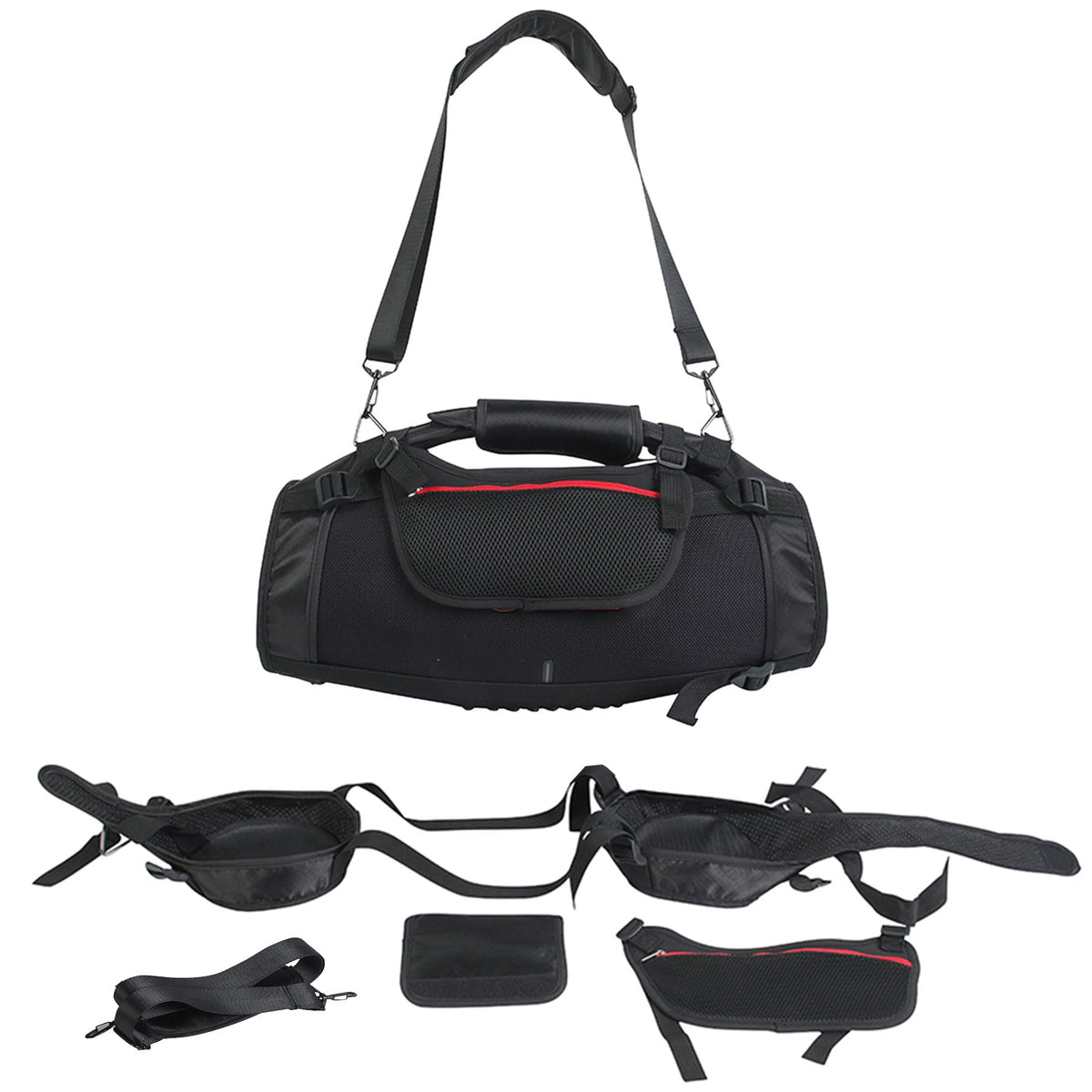 AZTOPA Boombox 3 slim shoulder-strap case for easy transport.