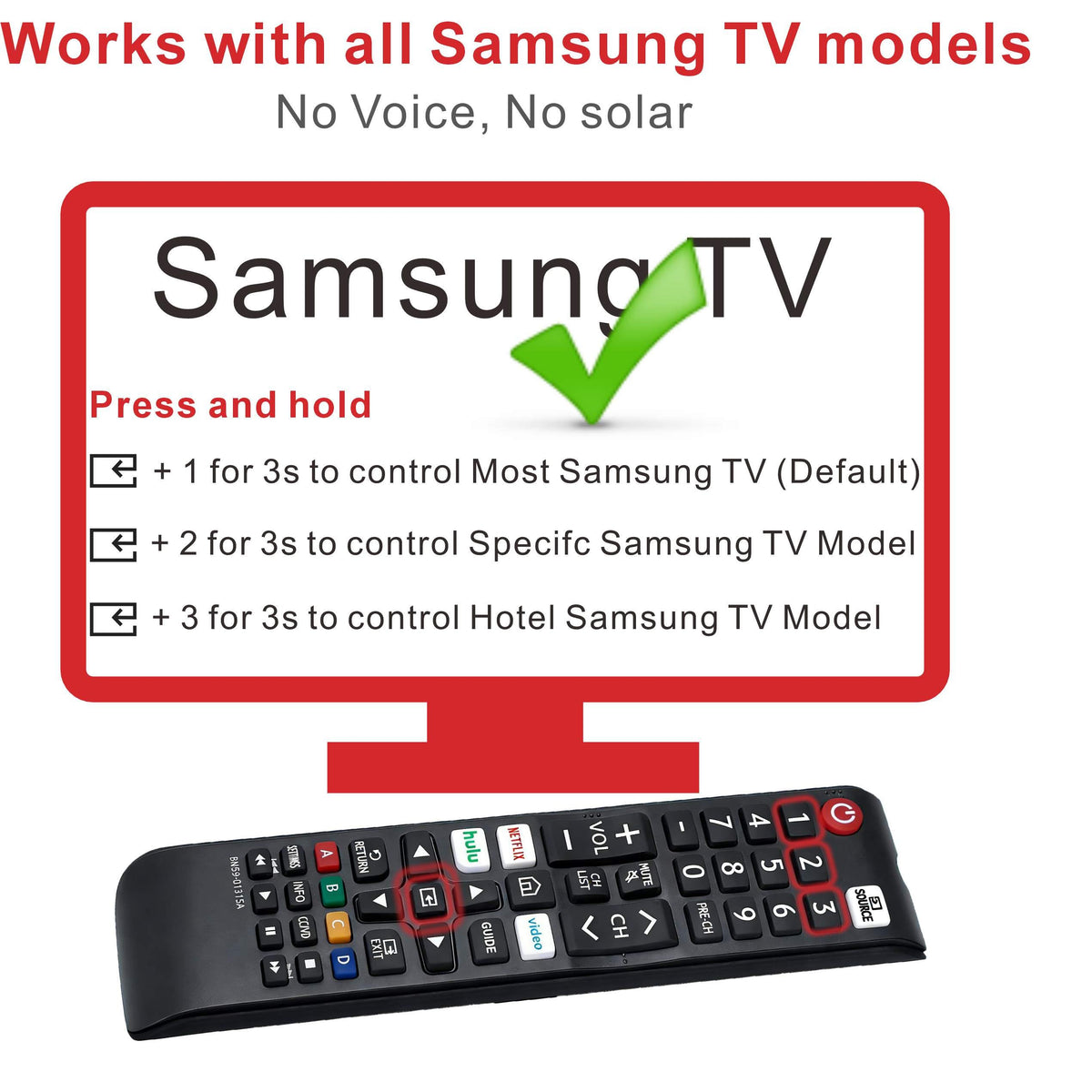 B BraiNice remote back with open battery compartment for quick battery installation