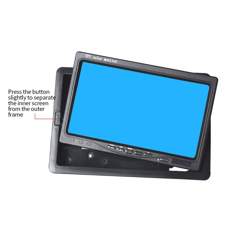 B-Qtech back panel with RCA ports showing dual video inputs benefit