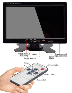 B-Qtech side profile with IR remote demonstrating easy control