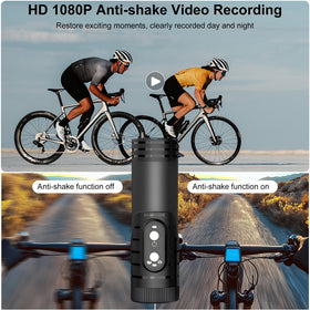 B-Qtech camera with 1600mAh battery for longer riding sessions