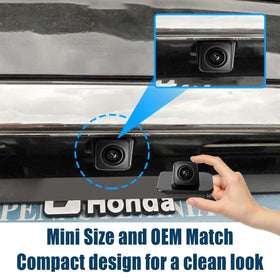 B.ZSSY camera mounted on rear bumper demonstrating correct fit and alignment