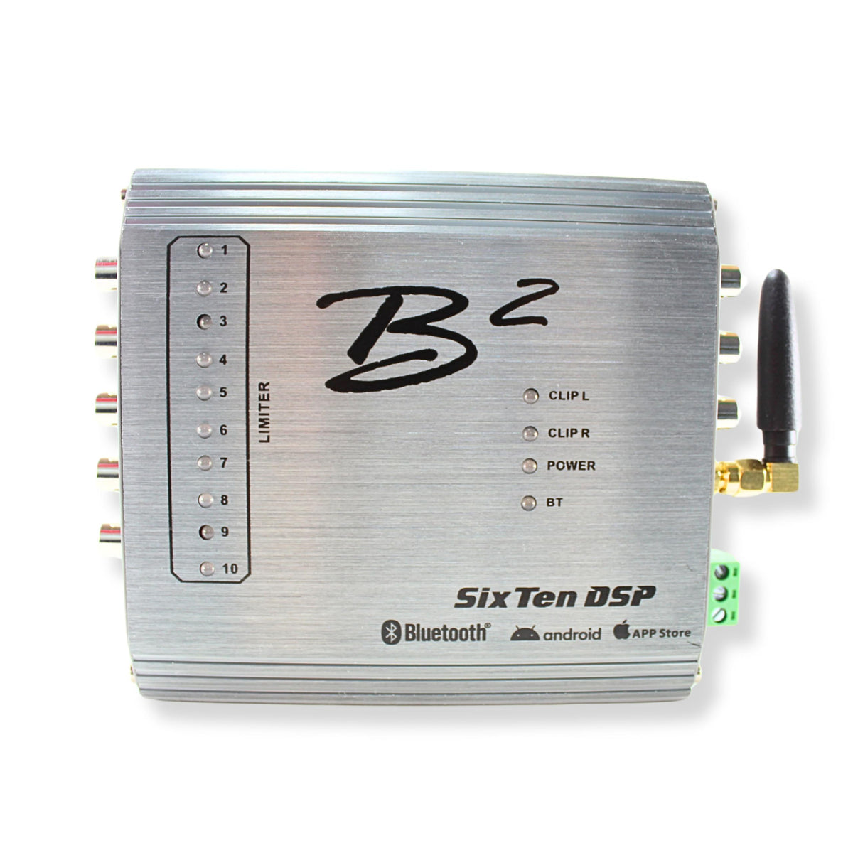 B2 Audio 4v DSP connectors highlight flexible routing with multiple inputs and outputs.