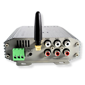 B2 Audio 4v 10-channel DSP mounted in a car for enhanced sound staging.