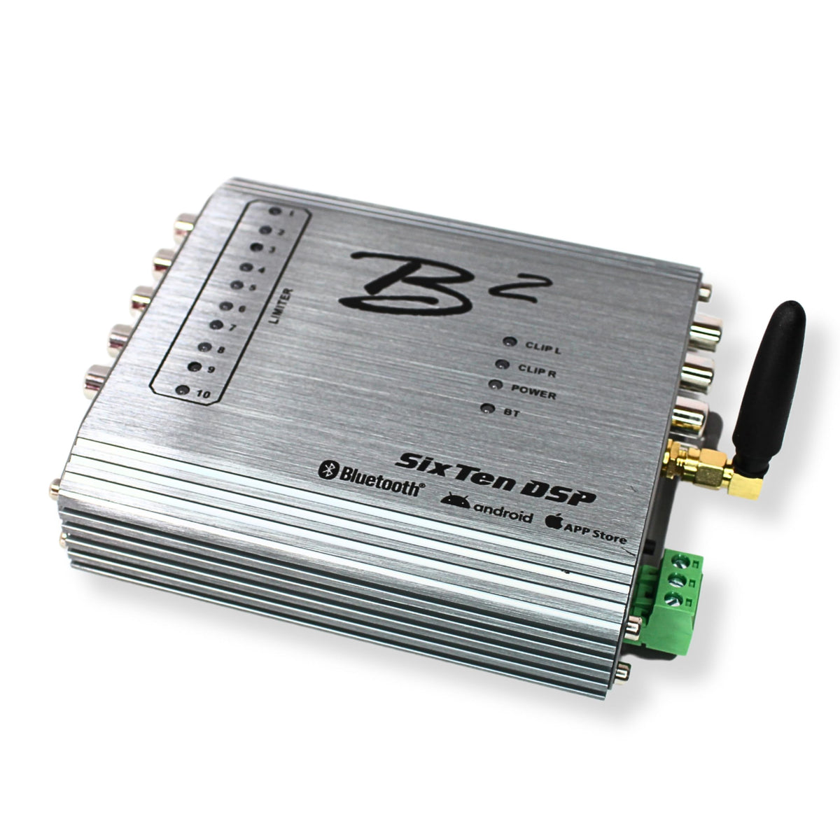 B2 Audio 4v DSP with Bluetooth app control for real-time tuning on mobile devices.