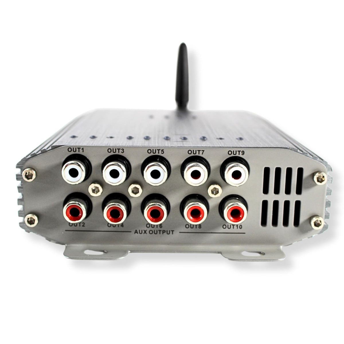 B2 Audio 4v DSP graphic shows steady 4-volt output for clear channels.