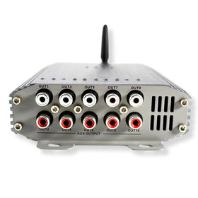 B2 Audio 4v DSP graphic shows steady 4-volt output for clear channels.