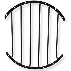 B2 Audio grill beside ruler showing dimensions and mounting fit