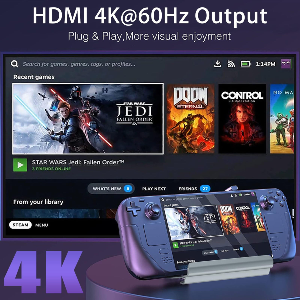 B3 BIGTHREE Ethernet 1000Mbps port provides stable wired network for online gaming and streaming.