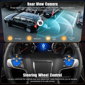 B4U 10.2 inch QLED CarPlay screen offline and online GPS navigation