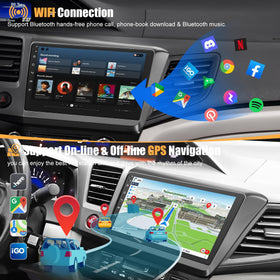 B4U 9-inch touchscreen with Hi-Fi audio and subwoofer support for richer sound.