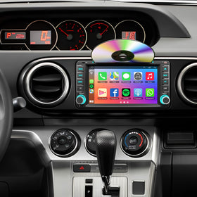B4U 7-inch head unit front panel for Scion FR-S with intuitive controls