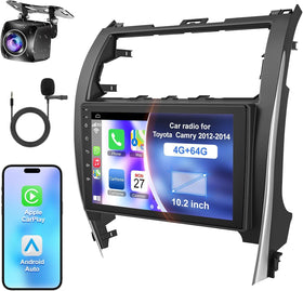 B4U 8Core 10-2 inch QLED front panel for Camry enhances dashboard style and responsiveness.